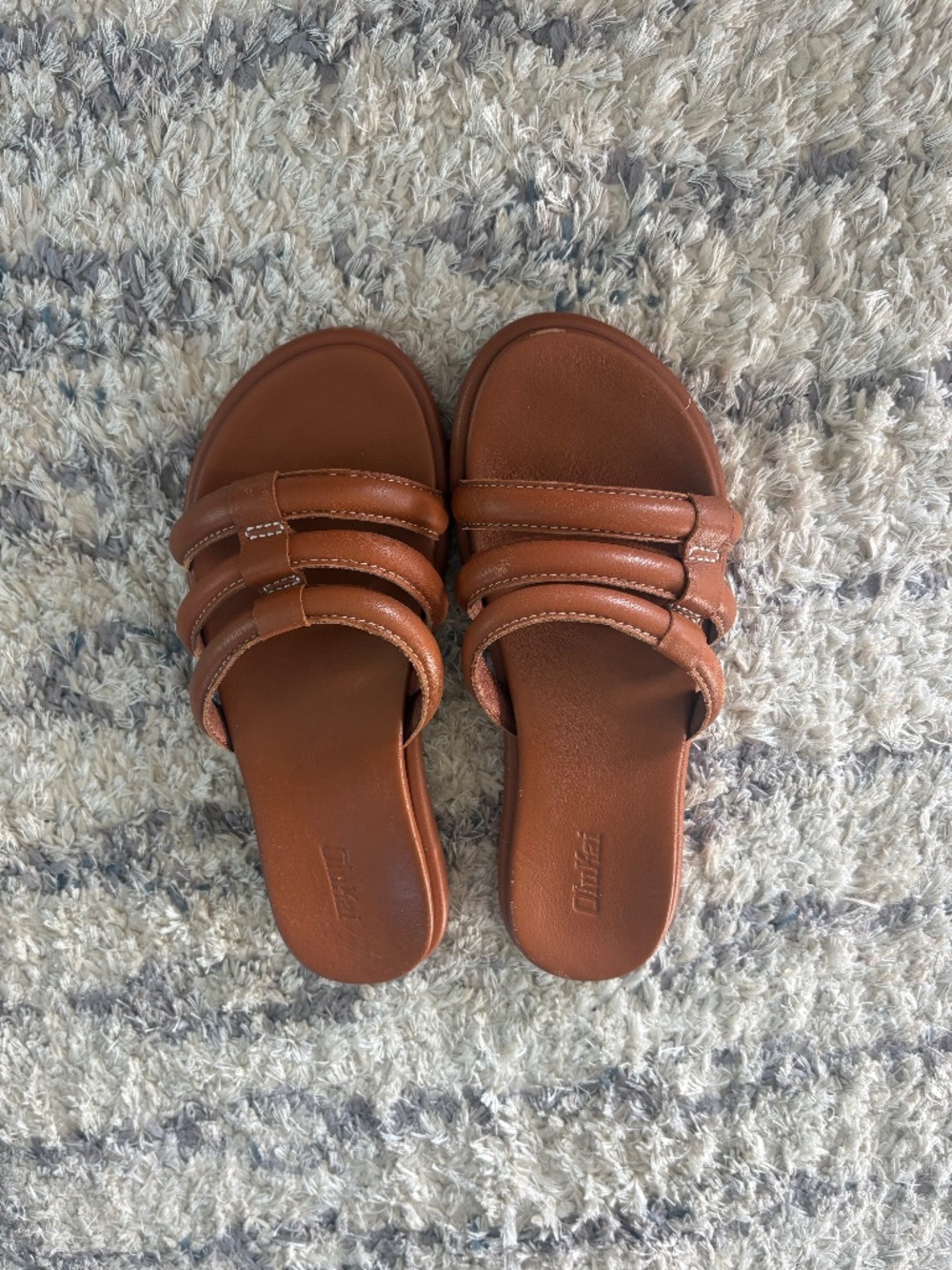 OluKai Women's Triple‑Strap Slide Sandals
